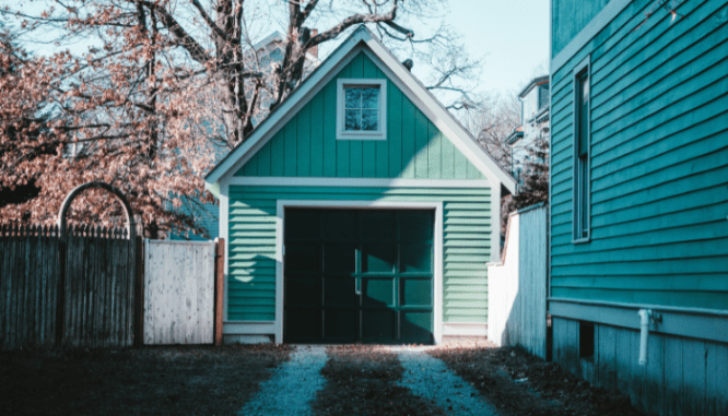 A garage door, which you could potentially replace as a home improvement for less than $1,000.