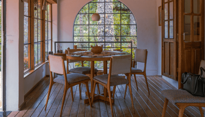 An updated porch that has added value to a home.