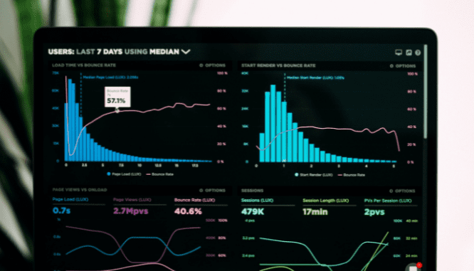 Data on a computer screen that will help determine a comparative market analysis.