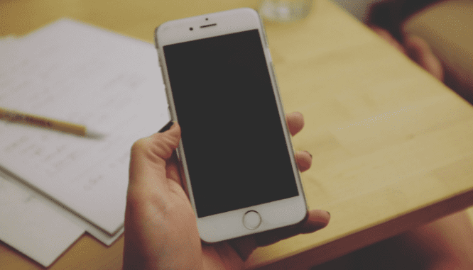 A phone used to accept an offer on a house.