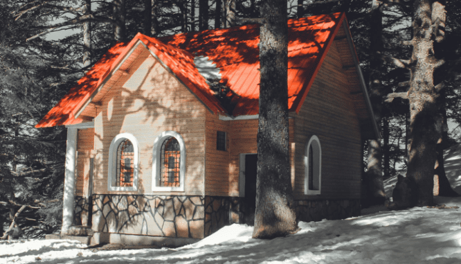 A home purchased by a homebuyer that saved for the house by investing.