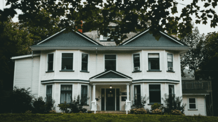 View of a house that will have escrow costs when selling