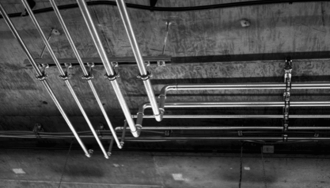 Plumbing used when adding a bedroom.