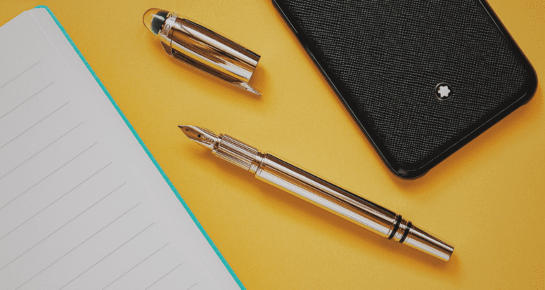 A pen used to draw up an agreement so a renter can buy a house.