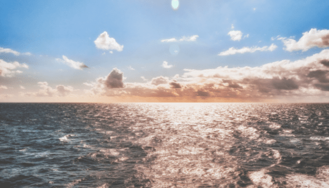 An ocean near a property with value.