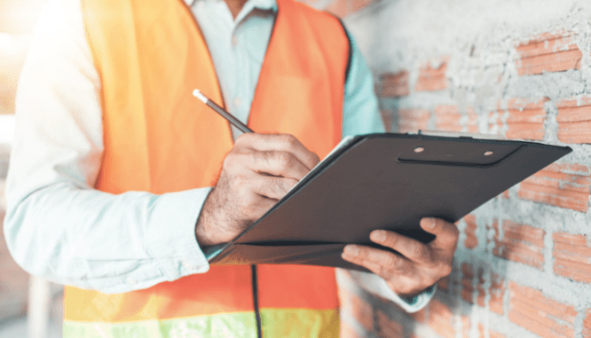 A person doing a home inspection, for which you might need an inspection contingency clause.