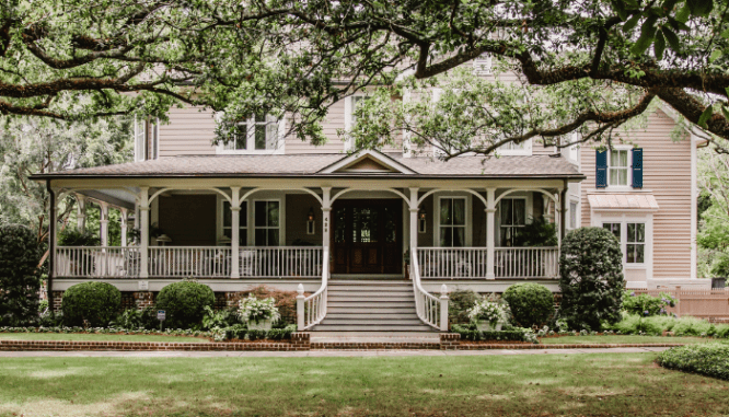 A home where part of the homeowners insurance is tax deductible.