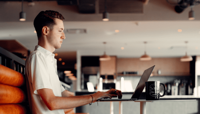 A person researching active contingent.