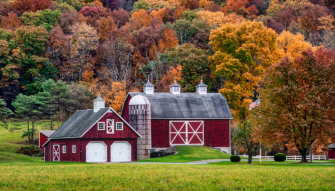 A farm house, which a first time home buyer might be able to get a loan on.