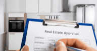 A clipboard with a real estate appraisal checklist, which helps show what goes into a home appraisal.