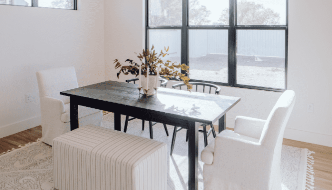 A kitchen in a house that received down payment assistance in Pennsylvania.