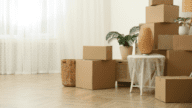 Moving out of a house, which might require a relocation specialist.