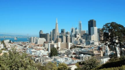 Houses in a city in California where there is a cost to sell a house.