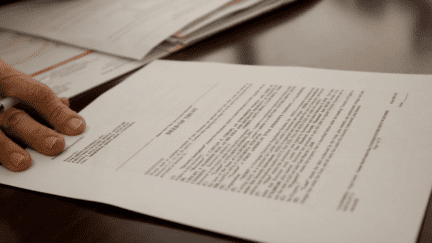 A document without both owners’ signatures