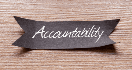 Accountability sign