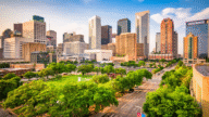 A downtown area of Houston Texas where you may wish to sell your home.