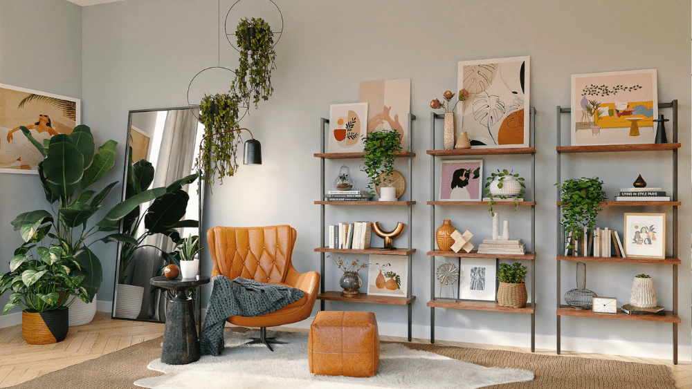 The living room of a Texas home, where sellers have options to sell their house fast.