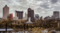 Skyline view of Memphis where homeowners may be interested in utilizing the services of a we buy houses company