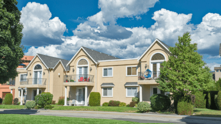 A house that represents mortgage