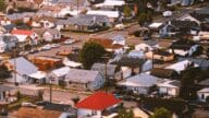 Aerial view of a neighborhood in Montana which can represent the cost of living in Montana