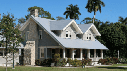 A house with a lien