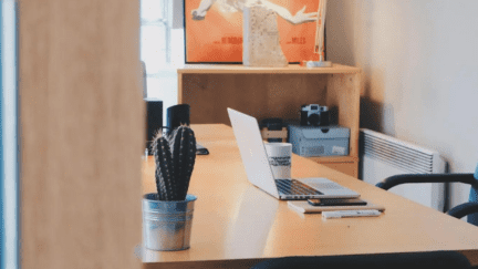 A computer used to help an executor sell a house.