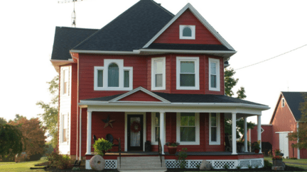 A house underwater for sale.