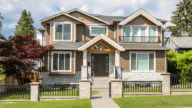 An image of a residential house being evaluated to determine its current value.