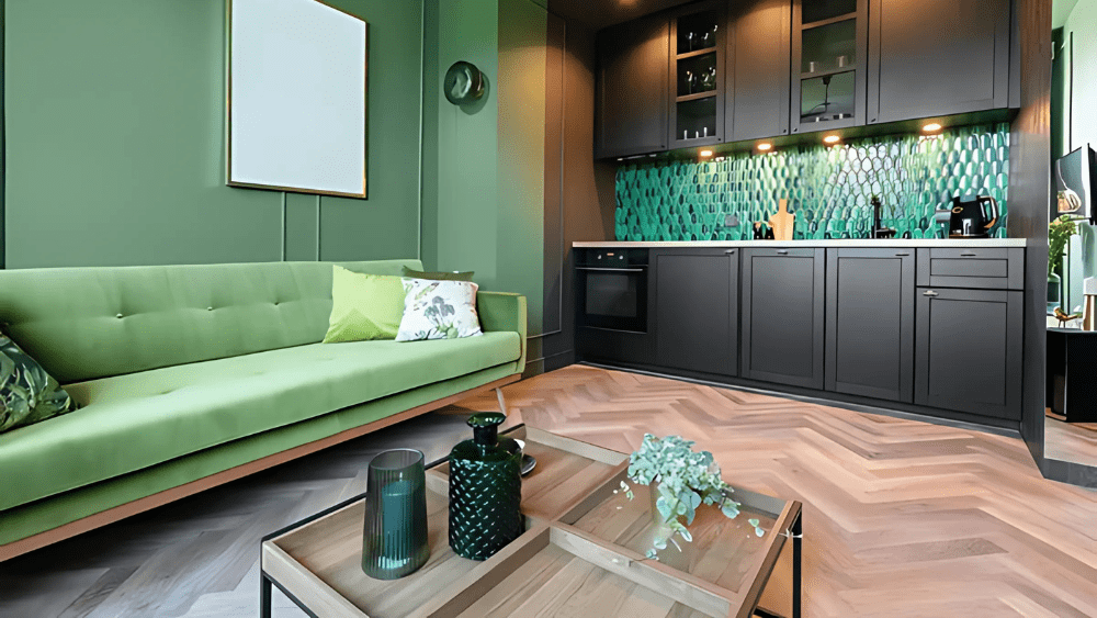 staged living room to help sell a house fast in Gainesville