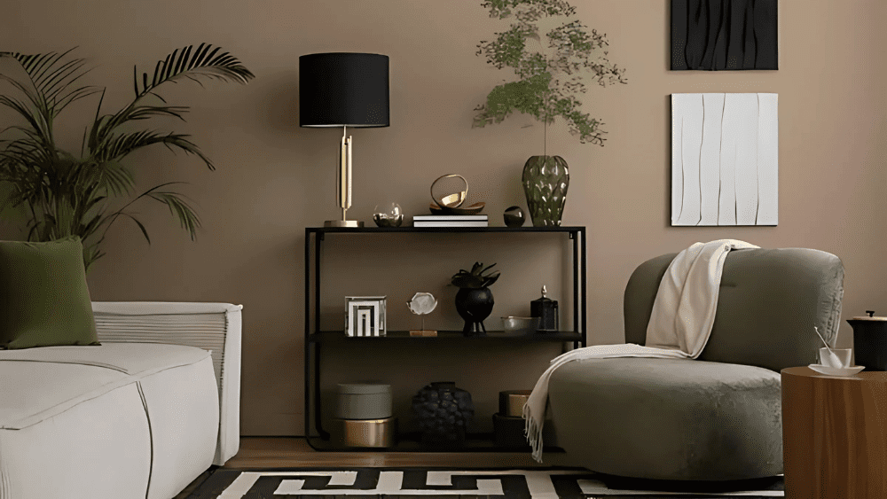 staged living room to help sell a house fast in Staten Island, NY