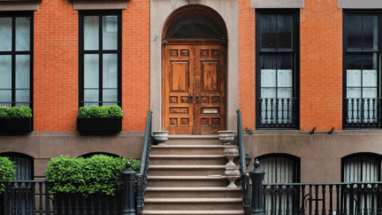 A house in a neighborhood in New York, where home sellers can sell an inherited house