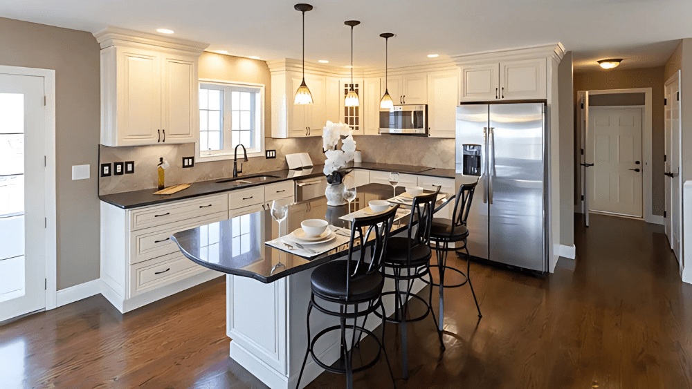 staged kitchen to help sell a house fast in Key Largo, FL
