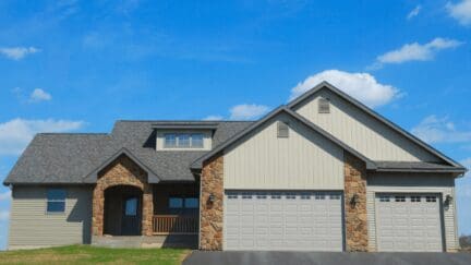 A house that an owner may list using flat fee MLS services in Conroe