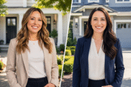 An image of a realtor and a real estate agent.