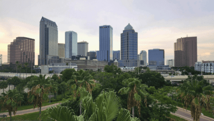 A view of Tampa to represent estate sale companies in Tampa