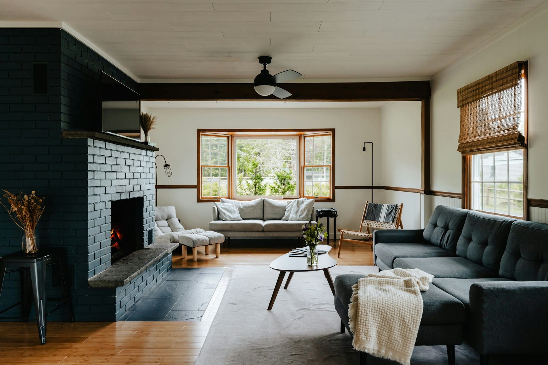 staged living room to help sell a house fast in Snellville