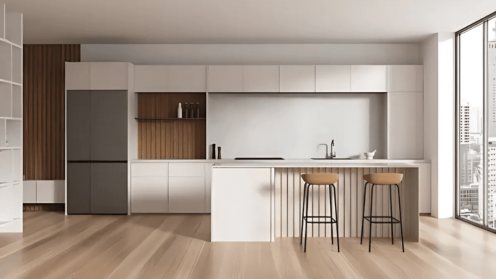 staged kitchen to help sell a house fast in lewisville