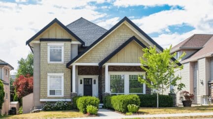 A photo of a house to represent the cost of selling a house in Montana