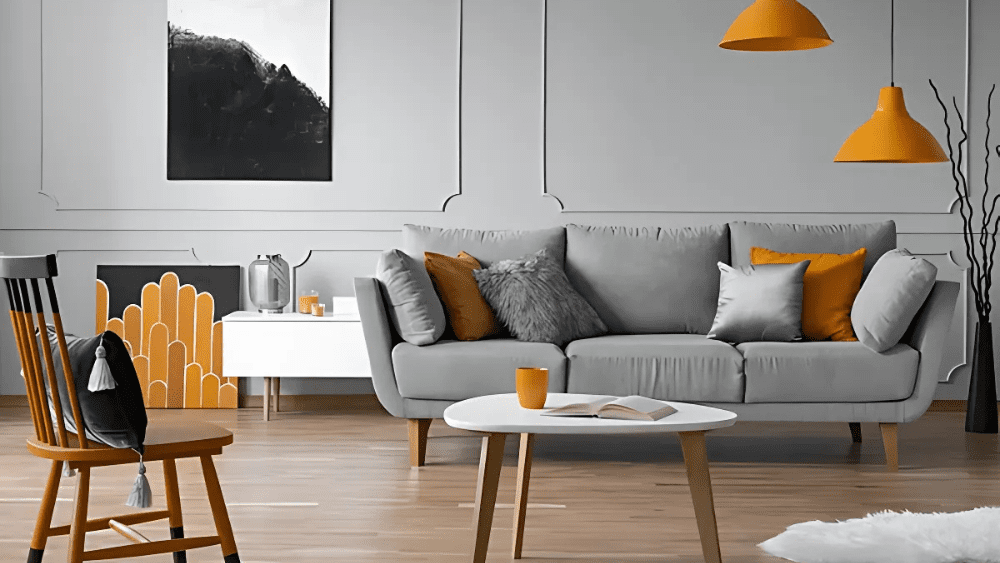 staged living room to help sell a house fast in Aiken