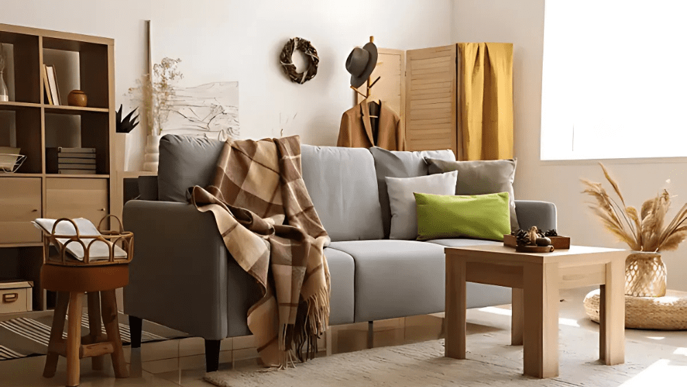 staged living room to help sell a house fast in Lawton