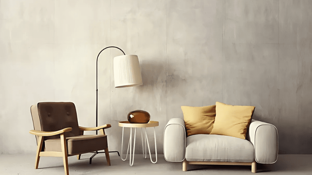 staged living room to help sell a house fast in Upper Darby