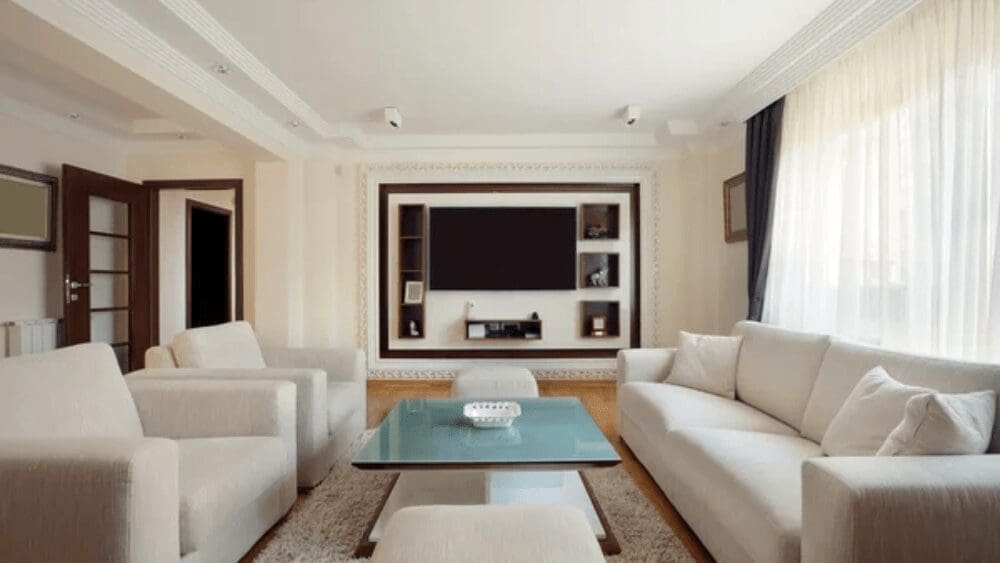 staged living room to help sell a house fast in Copperas Cove