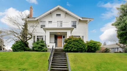 A house that needs the services of an estate sale company in Maine