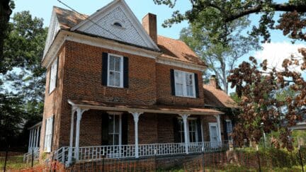 A house in Loomis, where homeowners can choose to sell their house for cash