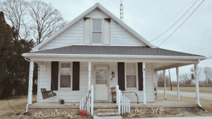 A photo of a New Jersey home listed for a cash sale