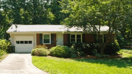 A home in Baltimore, where homeowners can sell their house for cash