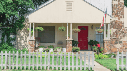 A house in Hinsdale, where home sellers can choose to sell for cash
