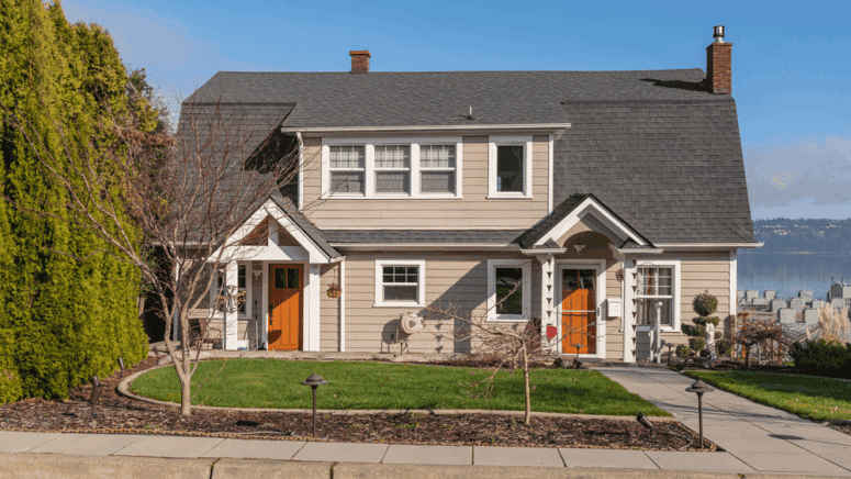 An image of a home that represents bridge loan requirements