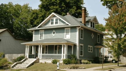 A house in Foxborough, where home sellers can choose to sell for cash