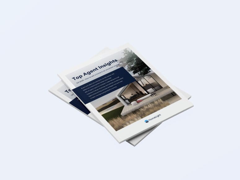 Front cover image of HomeLight's Top Agent Insights Q3 2025